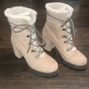 Stuart Weitzman Yukon Lace Up Ankle Boot